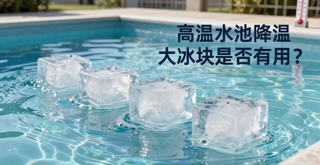 武汉高温水池降温大冰块，到底管不管用？